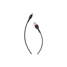 Дата кабель USB 2.0 AM to USB-C 1.0m 2.4A NB-P171 black XO (6920680873685)