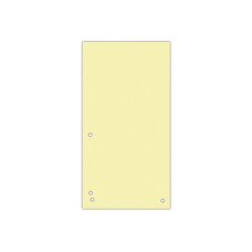Роздільник сторінок Donau 105 х 230 мм 100шт картон, жовтий (8620100-11PL)