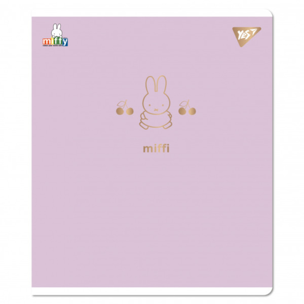 Зошит Yes Gold Miffy А5 12 аркушів клітинка (767492)