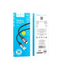 Дата кабель USB 2.0 AM to Micro 5P 1.0m 2.4A nylon X102 black HOCO (6942007608763)