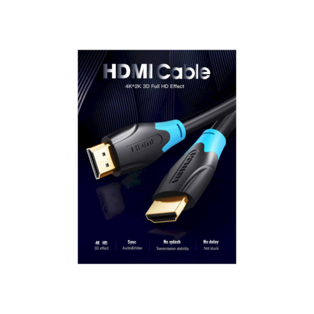 Кабель мультимедійний HDMI M to HDMI M 5.0m V2.0 4K60Hz VENTION (AACBJ)