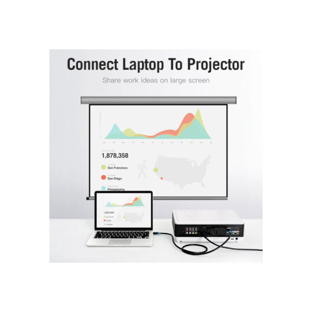 Кабель мультимедійний HDMI M to HDMI M 5.0m V2.0 4K60Hz VENTION (AACBJ)