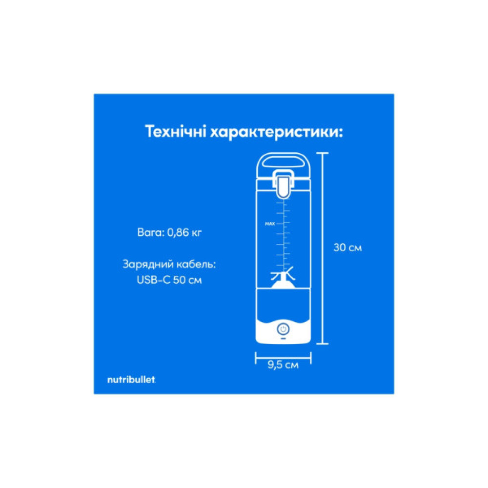 Блендер NUTRIBULLET NBP003W