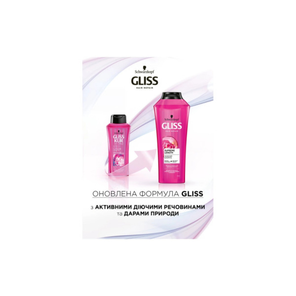 Шампунь Gliss Hair Repair Supreme Length Shampoo 400 мл (9000101201147)
