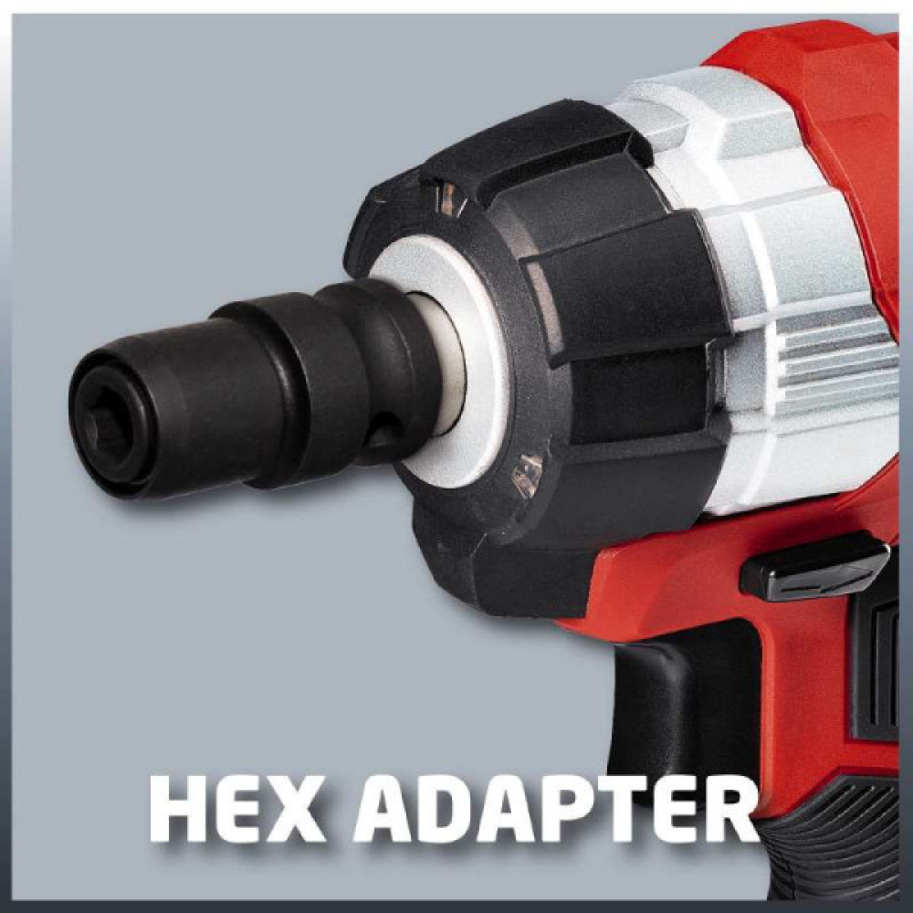 Гайковерт ударний акумуляторний Einhell Professional TP-CW 18LI BL - Solo PXC 18В 215Нм 2900об/хв 1.1кг без АКБ та ЗП