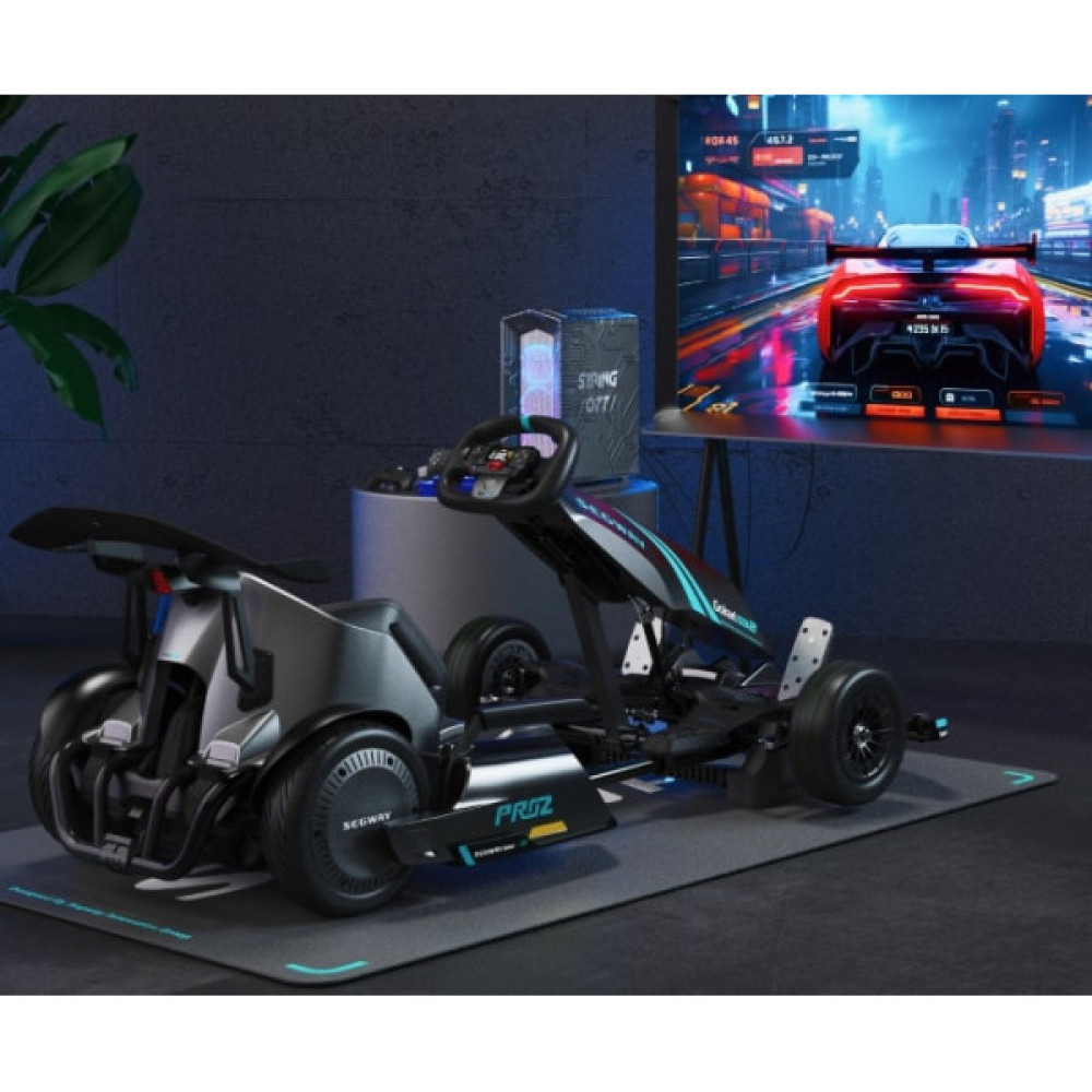 Карт Segway-Ninebot GoKart PRO 2, сіро-блакитний