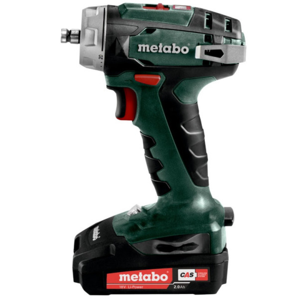 Шурупокрут-дриль акумуляторний Metabo BS 18 QUICK 18В 2х2А·год 24·48Нм 0-450·0-1600об·хв 1.4кг