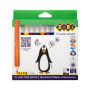 Фломастери ZiBi KIDS Line JUMBO брашеві 12 кольорів (ZB.2822) Фломастери ZiBi KIDS Line JUMBO брашеві 12 кольорів (ZB.2822)