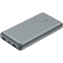 Батарея універсальна Belkin 10000mAh 15W 2xUSB-A, USB-C Gray (BPB011BTGY)