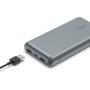 Батарея універсальна Belkin 10000mAh 15W 2xUSB-A, USB-C Gray (BPB011BTGY)
