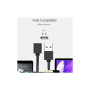 Дата кабель USB 2.0 AM to Micro 5P 1.0m Magnetic black Essager (EXCCXM-ML01)