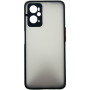Чохол до мобільного телефона Dengos Matte OPPO A76 (black) (DG-TPU-MATT-105) Чохол до мобільного телефона Dengos Matte OPPO A76 (black) (DG-TPU-MATT-105)