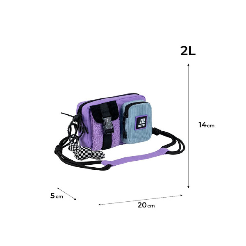 Сумка дитяча Kite Education teens 2522-2 крос-боді (K25-2522-2)