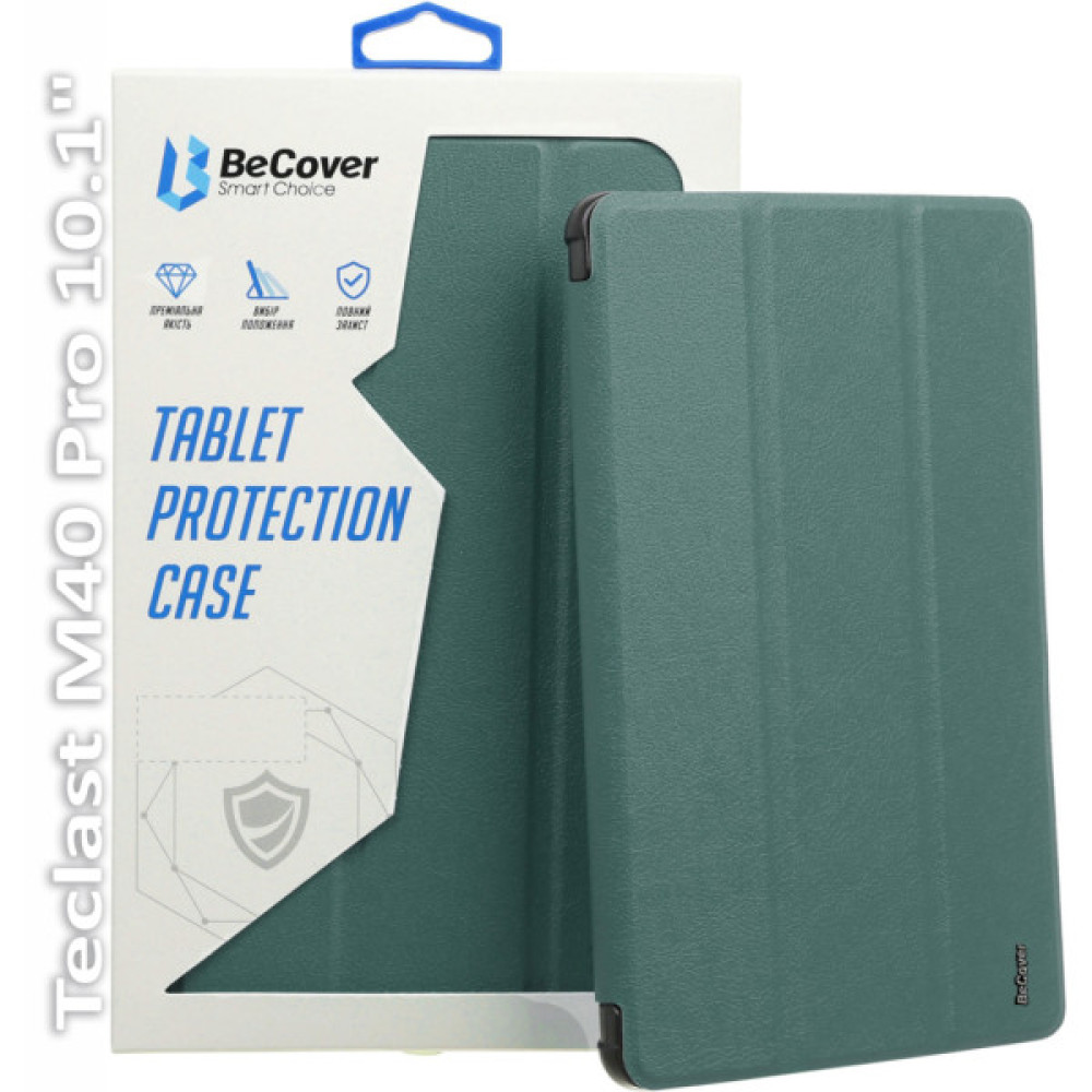 Чохол до планшета BeCover Smart Case Teclast M40 Pro 10.1" Dark Green (709880) Чохол до планшета BeCover Smart Case Teclast M40 Pro 10.1" Dark Green (709880)