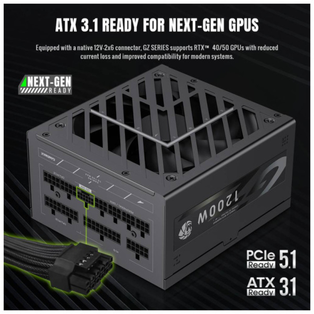 Блок живлення Gamemax 1200W (GZ 1200G BK)