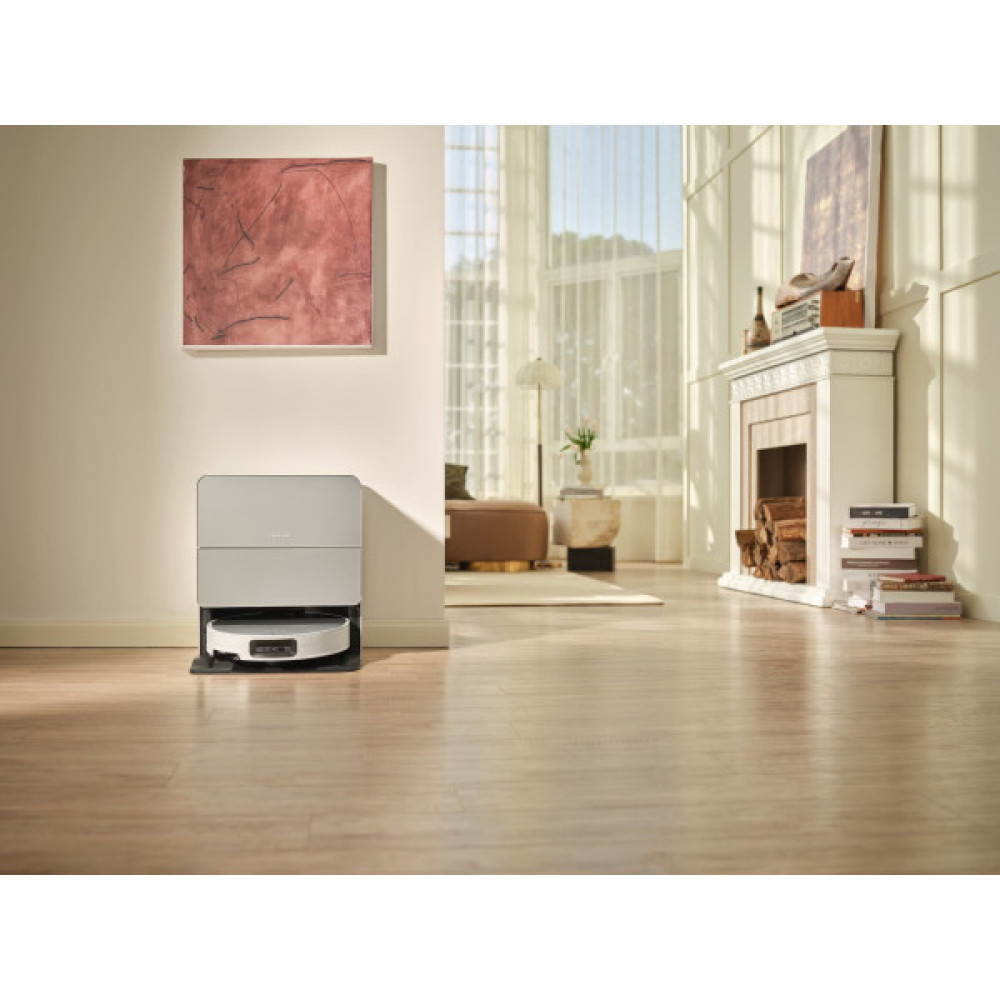 Робот-пилосос Roborock Saros 10, h=4.9см, вологе прибирання, конт пил -0.27л, автон. робота до 220хв, Wi-Fi, станція самоочищ., білий