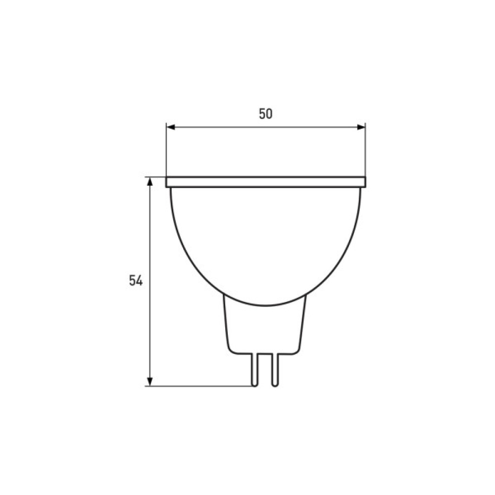 Лампочка Eurolamp LED SMD MR16 5W GU5.3 3000K 12V (LED-SMD-05533(12)(P))