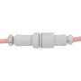 Дата кабель USB-C + USB A to USB-C 1.36m Coiled Aviator pink Keychron (CAB15_KEYCHRON)