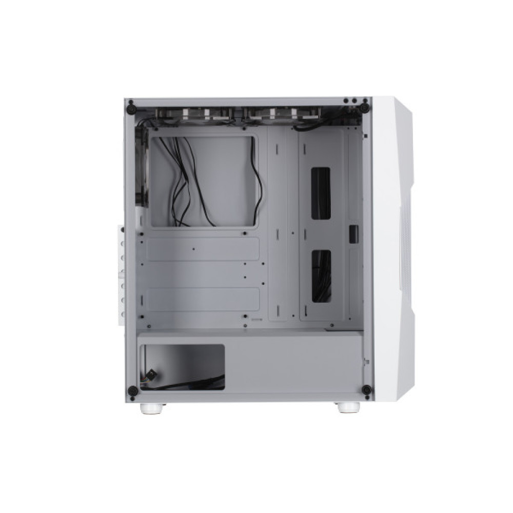 Корпус 2E GAMING Turbo G2057W без БЖ 2xUSB3.0, 1xUSB2.0, 1x200мм ARGB, 3x120мм ARGB, VGA 345мм, LCS ready, HUB, TG Side Panel, ATX, білий