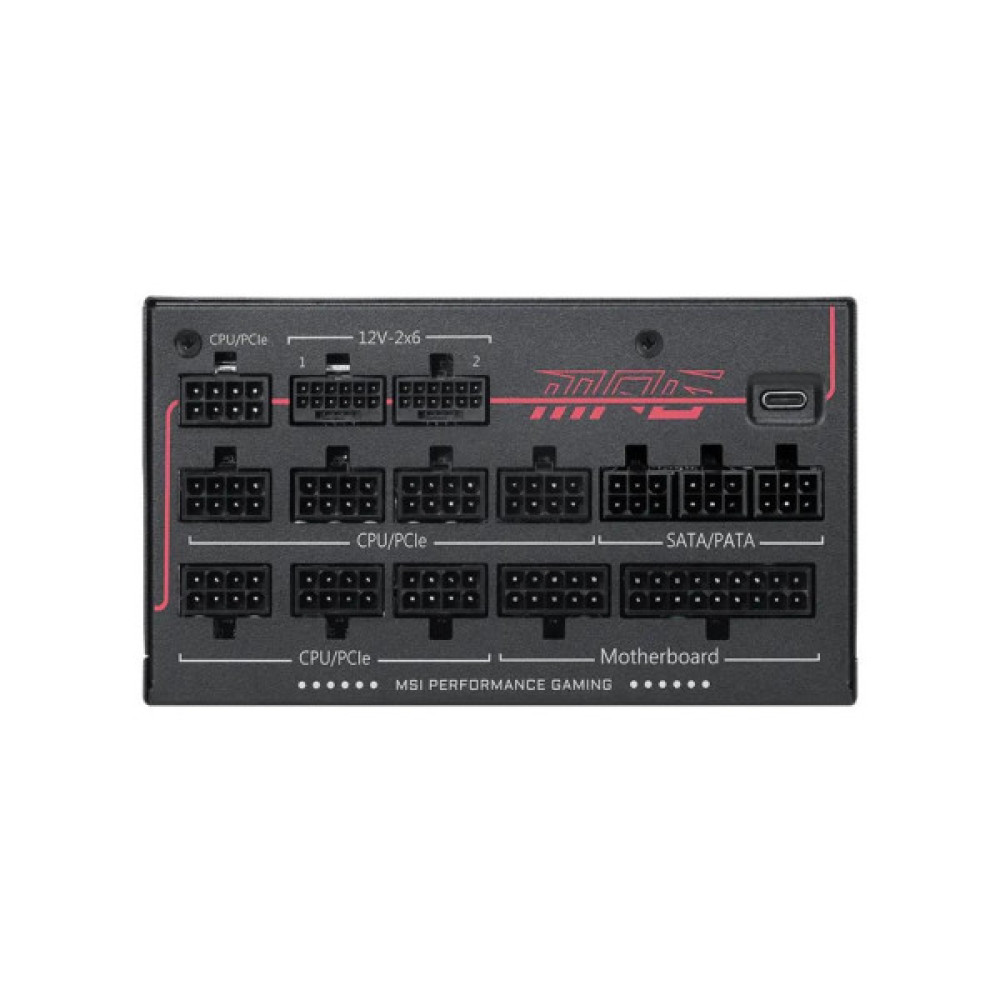 Блок живлення MSI 1600W (MPG AI1600TS PCIE5)