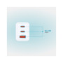 Зарядний пристрій D-Link 2xUSB-C + 1xUSB-A 65W GaN white (DCP-651) Зарядний пристрій D-Link 2xUSB-C + 1xUSB-A 65W GaN white (DCP-651)