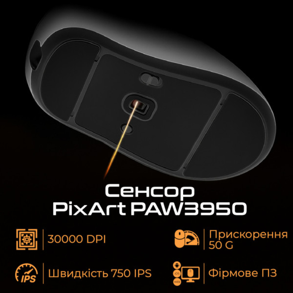 Мишка RAWM ER21Pro Wireless Orange (ER21PRO.orange)