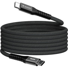 Дата кабель USB-C to USB-C 1.2m Magnetic 60W black Verbatim (31859)