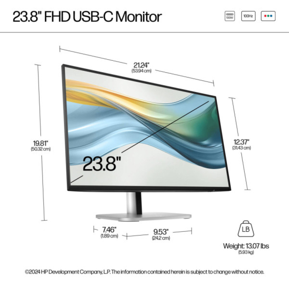 Монітор HP S5 Pro 524pu (9D9V7AA)