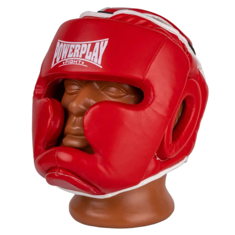 Боксерський шолом PowerPlay 3100 PU Червоний XS (PP_3100_XS_Red)