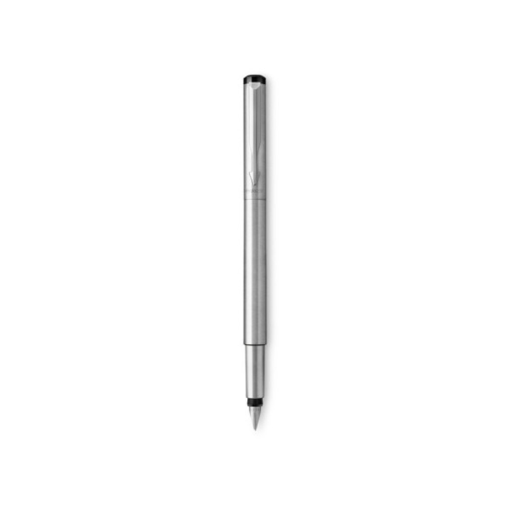Ручка пір'яна Parker VECTOR 17  Stainless Steel  FP F (05 011)