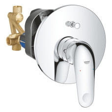 Змішувач для ванни Grohe QuickFix Swift прихованого монтажу, хром