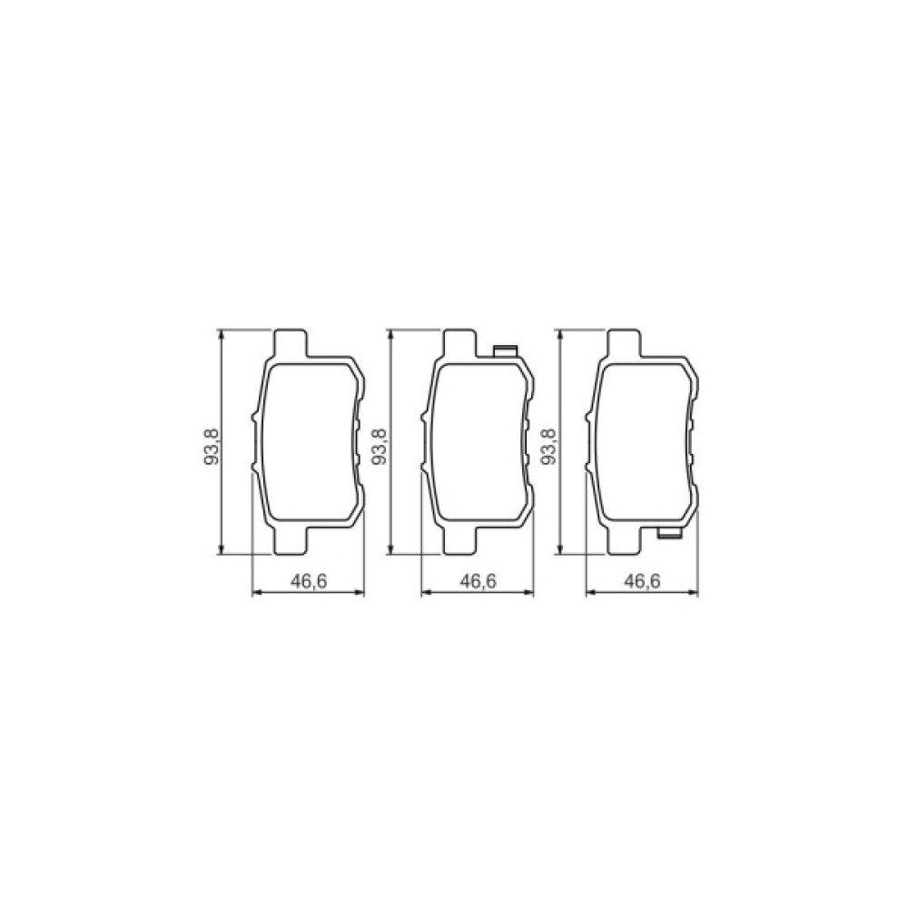 Гальмівні колодки Bosch 0 986 494 338