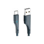 Дата кабель USB 2.0 AM to USB-C 0.25m black Essager (EXCT-LSB01) Дата кабель USB 2.0 AM to USB-C 0.25m black Essager (EXCT-LSB01)