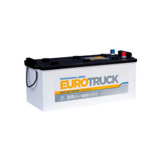 Акумулятор автомобільний EUROTRUCK 6СТ-205АЗ (3) (B) 1400А 12V (E)