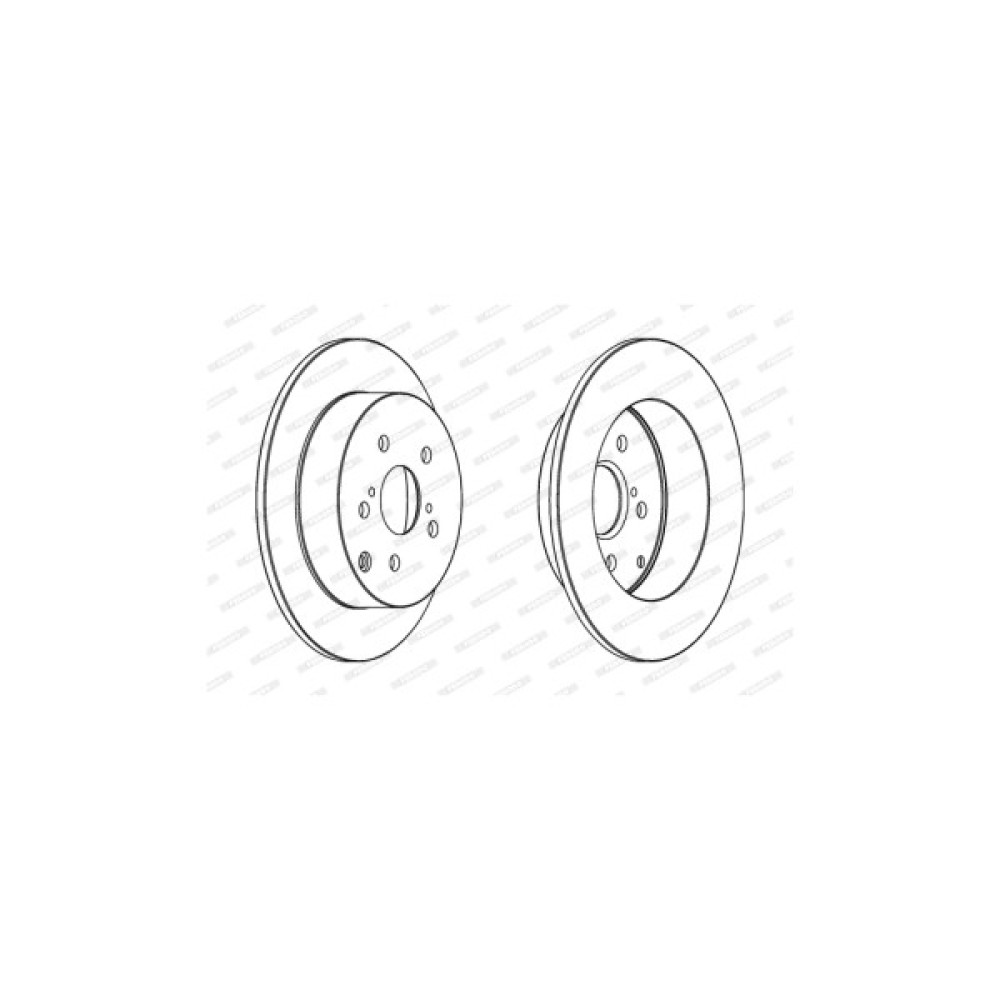 Гальмівний диск FERODO DDF1419