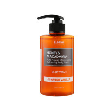 Гель для душу Kundal Honey & Macadamia Body Wash Amber Vanilla 500 мл (8809568742061)