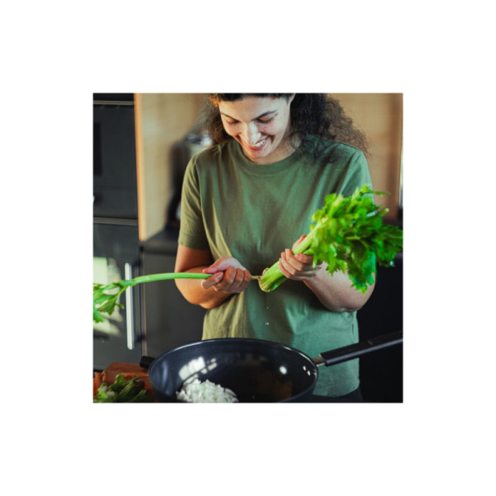 Сковорода Fiskars ВОК Hard Face 28 см 4,5 л (1075523)