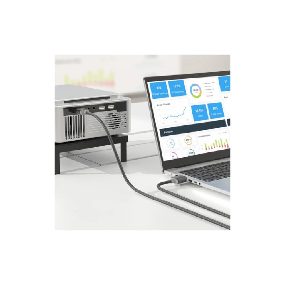 Кабель мультимедійний HDMI M to HDMI M 2.0m V2.0 4K black HOCO (6931474799395)
