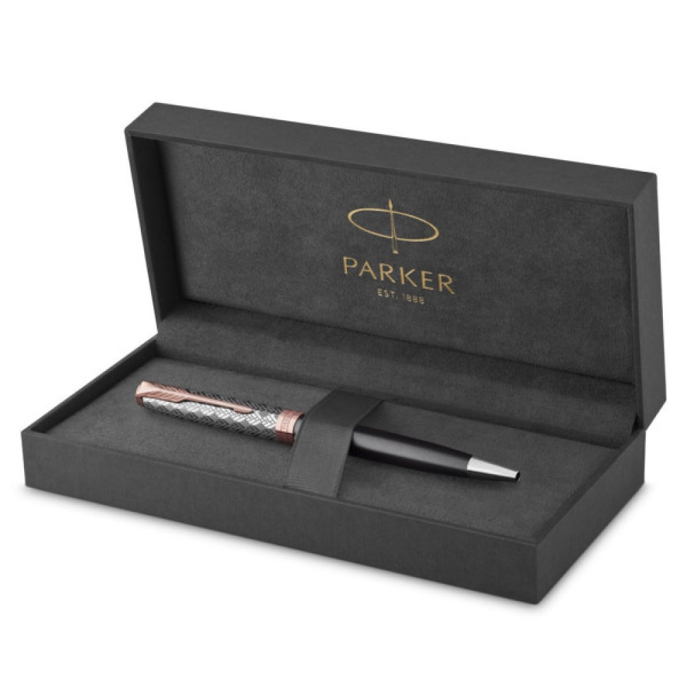 Ручка кулькова Parker SONNET 17 Metal & Grey Lacquer PGT BP (68 232)