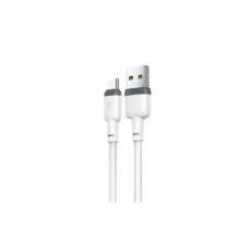 Дата кабель USB 2.0 AM to USB-C 1.0m 2.1A white XO (XO-NB-208-TC-1-WH)