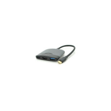Концентратор Voltronic USB-C 3-in-1 USB 3.0 + USB-C + HDMI 0.23m black (YT-HTC3in1)