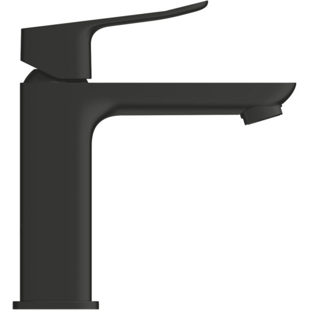 Змішувач для раковини Grohe QuickFix Dice Black M-розміру, довж. виливу - 116мм, неповоротний, 1 важіль, чорний матовий