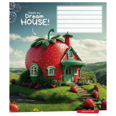 Зошит Школярик Dream house 18 аркушів клітинка (018-3530K) Зошит Школярик Dream house 18 аркушів клітинка (018-3530K)