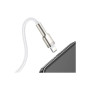 Дата кабель USB 2.0 AM to Lightning 1.0m Cafule Series Metal 2.4A White Baseus (CALJK-A02)