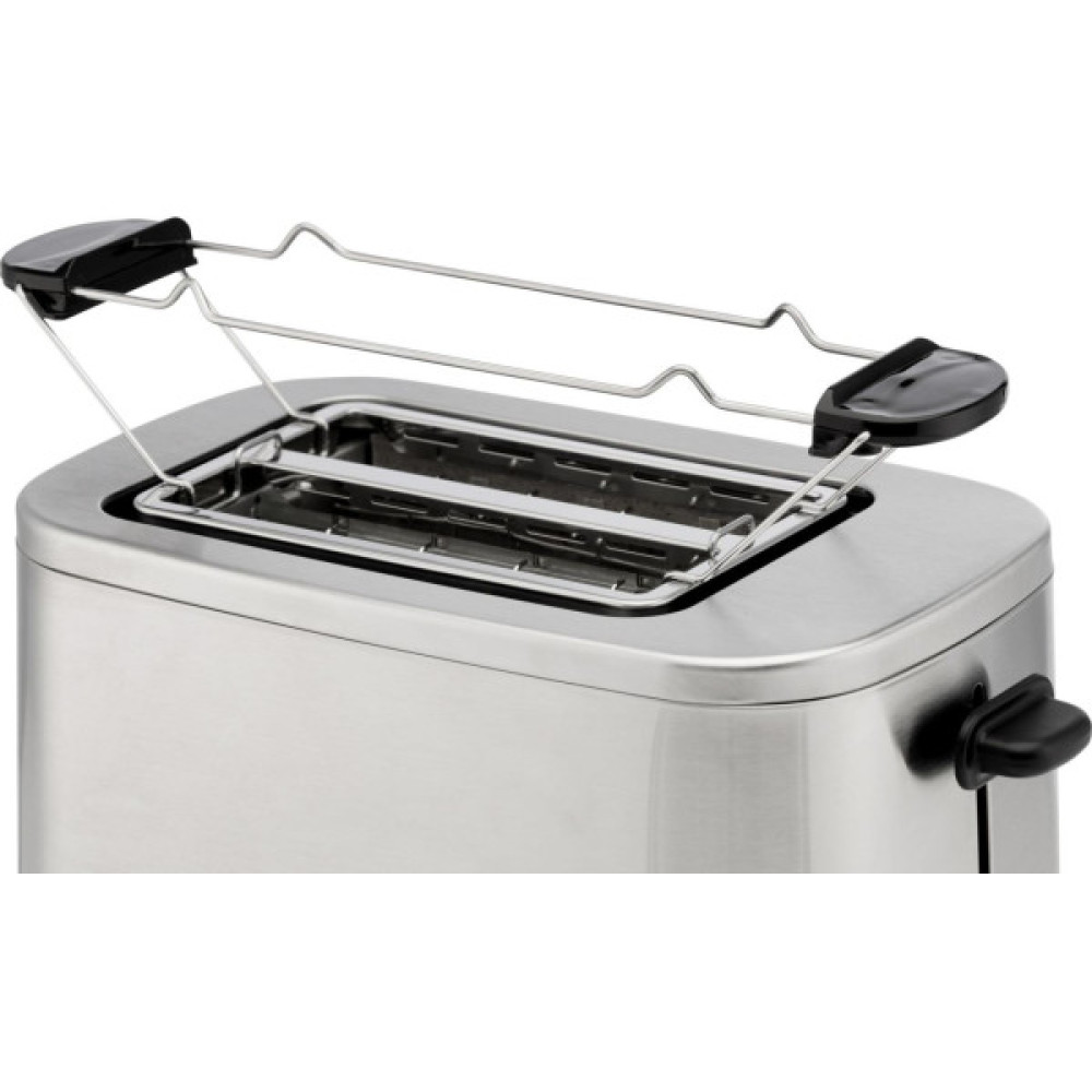 Тостер Gorenje 800Вт, підігрів, розморожування, пластик, сріблястий