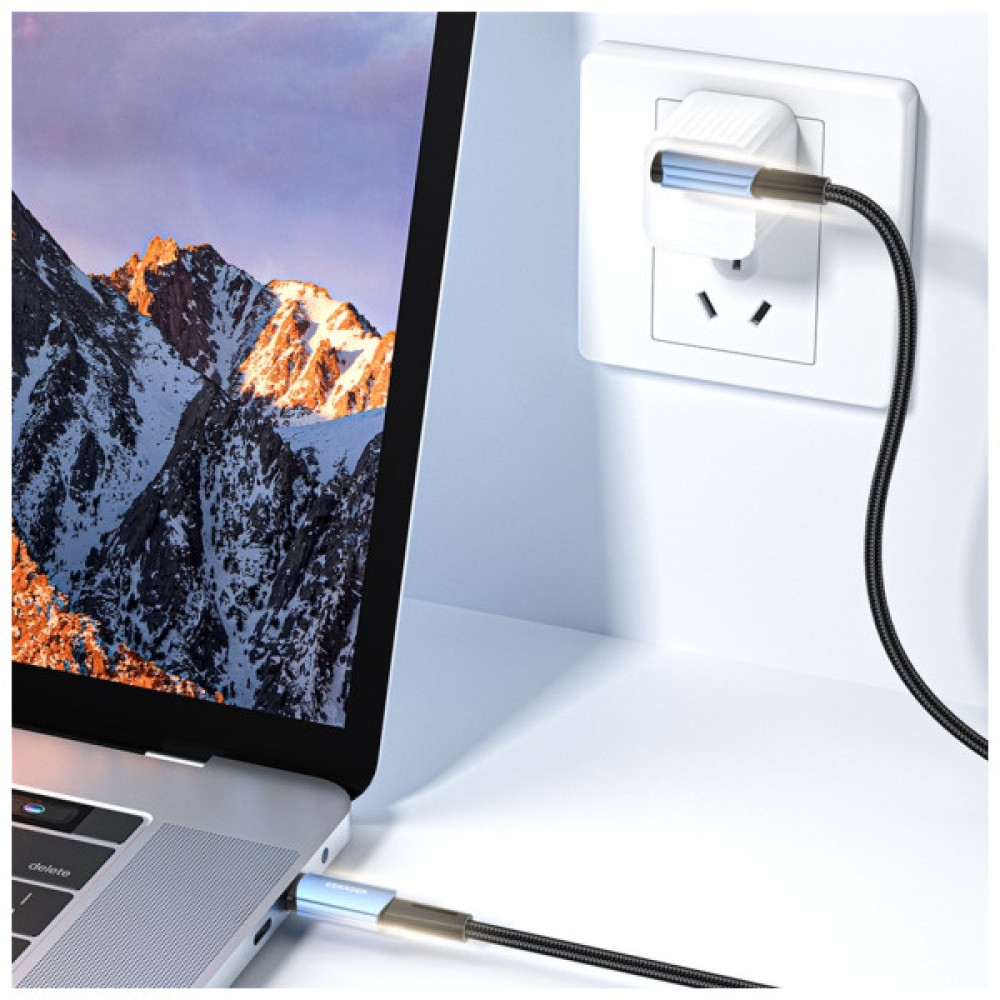 Дата кабель USB-C to USB-C 1.0m 100W black Essager (EXCTT1-CGWT01)
