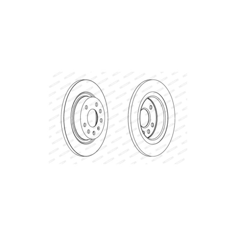 Гальмівний диск FERODO DDF1288