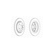 Гальмівний диск FERODO DDF1288