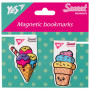 Закладки для книг Yes магнітні Sweet Cream Ice cream, 2шт (708115) Закладки для книг Yes магнітні Sweet Cream Ice cream, 2шт (708115)