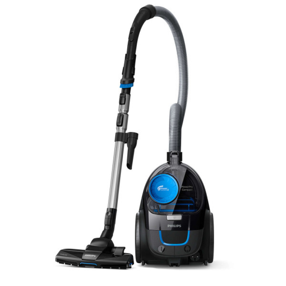 Пилосос Philips контейнерний PowerPro Compact, 900Вт, конт пил -1,5л, НЕРА13, чорний